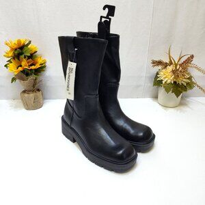 No Boundaries Lug Pull On Side Zip Boot 2.2" Heel True To Size WMNS US Sz 10 NWT